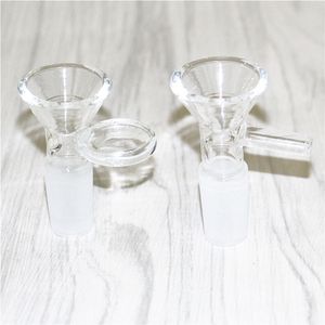 14mm glass smoking bowls for Water Bongs Dab Rigs glass bowl slide bubble carb caps