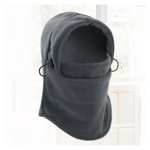 Beanie/Kafatası Kapakları Kadın Erkekler Çok Yollu Polar Otoyolu Termal Balaclava Baş Boyun Isıtıcı Şapkalar Bayan Giyim Aksesuarları Kış Davi22