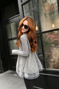 Women's Sweaters Wholesale- Arrival 2022 Women Tutu Lace Dress Sweater Ladies Fashion Knitted Dresses Korean Style Woman Jumper Tops1