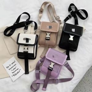 2022 luxury women's key ring mobile phone bag women crossbar mini bags long chain