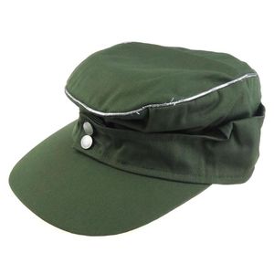 BERETS BERETS GRAME ELITE EM WH OFFICER COTTON PANZER M43 FIELD CAP HAT ARMY GREEN SIZE EU 57 58 59 60 61 62BERETS BERETSBERETS