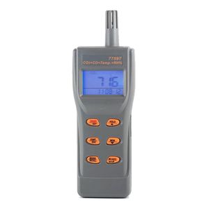 Professional AZ77597 CO Carbon monoxide CO2 carbon dioxide Gas detector Temperature Humidity Data Logger