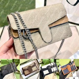 Torebki designerskie Portfel Kobiet na łańcuchowym sprzęgle skórzane torby na ramię Flap Dicky0750 Crossbody torebka torebka damy torebki karty Woc Bag Messenger