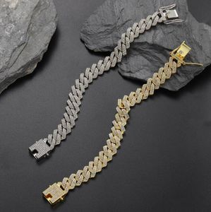 Punk Rock mm Round Stainless Steel Cuban Miami Link Chain Bracelet for Men Rapper Gold Silver Color Gift