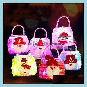 Kreativ ljus handväskor barn lek hus leksaker handgjorda barn favorit födelsedag gåvor kan hålla några små föremål dropp leverans 2021 påsar