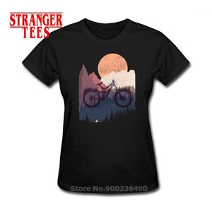 Vintage Dağ Bisikleti T Gömlek Kadın Retro MTB Bisiklet T-Shirt Bisiklet Bisiklet Lover Hediyeler Tee 2022 Komik BMX Yokuş Aşağı Tees Kadın T-Shirt