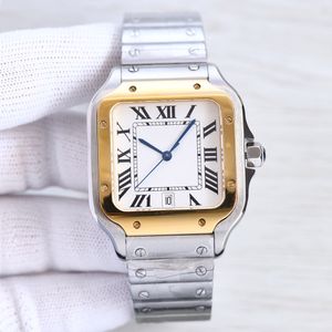 Męskie zegarek automatyczny zegarek mechaniczny Waterproof Sapphire 39,8 x 47,5 mm Busins ​​Strubattwatę Stalowy pasek Montre de Luxe