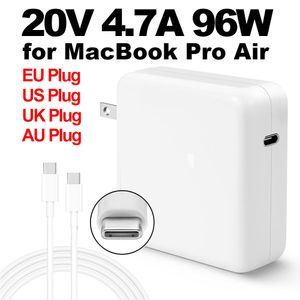 61W 87W 96W USB C Charger Adaptateur d'alimentation pour ordinateur portable pour Apple MacBook Pro Type C Charger pour iPad Xiaomi Asus Dell HP
