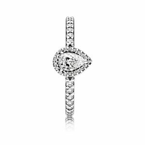 Andy Jewel Jewelry band 925 srebrny SHARE Radiant Teardrop Ring na Walentynki Designerskie pierścionki dla kobiet 196254CZ Prezent dla kobiet