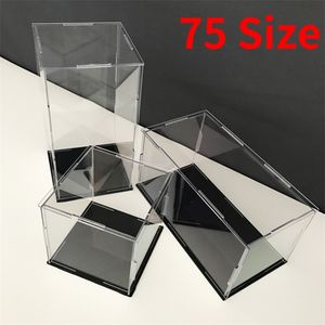 75 Storlek Anpassad akryl Displaybox Handgjorda Dollmodell Blind Toy Transparent förvaring Stand Free 220817