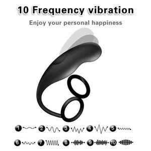 Sex Vibrators Prostate Massager Anal For Men Wireless Remote Penis Vibrating Ring Dildo Plug Adult Toys Masturbator 1125291Z