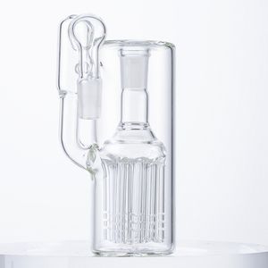 Großhandel Raucherzubehör Glas-Aschefängerschalen 14 mm Außenverbindung 90 Grad Klarer Stil für Öl-Dab-Rigs Wasserpfeifen ASH-P1003