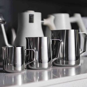 Rostfritt stål Mjölkskummande kanna espresso Steam Coffee Barista Craft Latte Cappuccino Cream Cup Jug