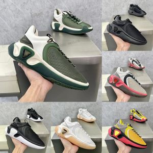 Tênis b-runner masculino Mulheres Casual Sapatos Designer Couro e malha Painel de malha Plataforma Novo tênis de luxo de luxo Moda de alta qualidade Tamanho do sapato ao ar livre 35-45