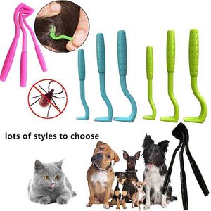 Sıcak 3pcs Pet Pire Aracı Çizme Kanca Çıkartma Pet Kedi Köpek Bakım Malzemeleri Tikkili Seçici Pire Çıkarma Aracı Pet Track