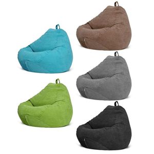 椅子カバーcorduroy lazy sofa cover cover for Bean bag bag bag drop drop shape riving poom nordic hurnitureアクセサリー