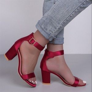 test Women Fashion Open Toe Suede Leather High Platform Chunky Heel Sandals Orange Pink Red Thick High Heel Sandals Heels 220628