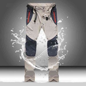 2020 Pantaloni cargo impermeabili tattici Uomo Primavera Estate Quick Dry Pantaloni Sport all'aria aperta da uomo Trekking Camping Pantaloni da pesca 4XL L220706