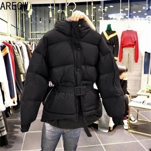 Womens Clothing Autumn Winter Jacket Women Short Coats and Jackets Women Black White Red Beige Solid Cotton Parkas for Women 201125