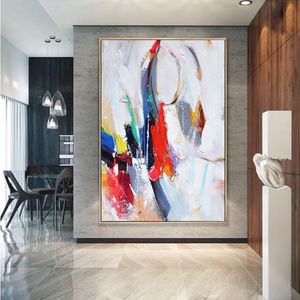 Schilderijen abstract olieverfschilderij handgemaakt op canvas moderne muurkunst voor home cuadros grote salon el decoratie niet ingelijst