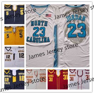 XFLSP College Basketball Jersey 5 Jalen Rose 41 Glen Rice 12 Ja Morant 23 Michael Jor Dan 35 Kevin 31 Cheryl Rare 33 Lisa Lesa 5 Kyle Guy 21 Tim