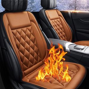 Car Seat Covers Heated Cover Heater Household Cushion Auto Driver Temperature Saddle PadCar