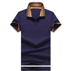 Mens designer long sleeve polo t shirts with embroidery technology cotton Luxury Italy Men Clothes Short Sleeve Fashion Casual Men's Summer cuasal Tees