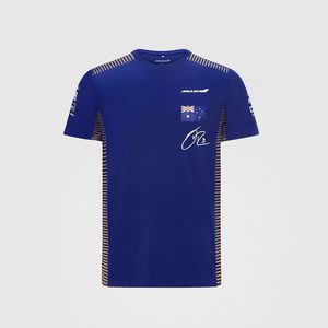 WLMS F1 T-Shirt Apparel Formel 1 Fans Extreme Sports Fans andningsbara F1-kläder Top Ordized Short Sleeve Custom275o