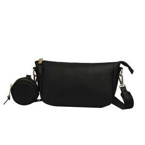 Kvinnor axelväskor med mini rund handväska hänge lady crossbody väskor designer handväska blixtlås tote