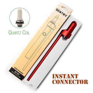 Authentic SENTRY Instant Nectar Connector Quartz Coil Atomizers Vape Batteries Wax Dry Herb Vaporizer Concentrate CONNECTAR Fit For 510 Thread Battery Vapor