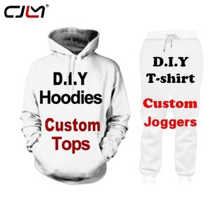 CJLM 2 Piece Set 3D Custom Paint Party Memorial Par Tank Tops Shorts Mens Set Tshirt Hoodie Tee Set Joggers Shorts Dropship 201118