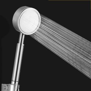 304 Stainless Steel Bathroom Shower Head High Pressure Filter For Water Jetting Bath Showerhead RecabLeght Spray Pressurized Nozzle Q2
