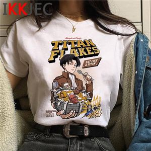 Titan Shingeki Tシャツへの攻撃kyojin女性ヴィンテージタンブラーウルツァンカワイイプリントトップティー美学