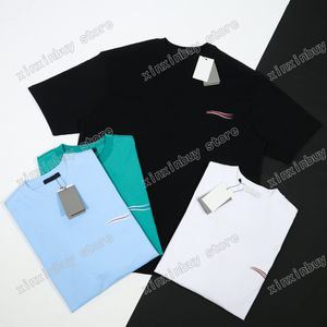 22SS homens homens designers t camisetas tee paris onda de onda marinha de algodão curta de manga curta de luva de rua de rua xinxinbuy branco preto verde azul xs-l