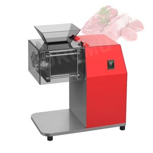 Desktop Red Meat Slicing Machine Removable Knife Commercial Multi-Function Sliced Shredded Diced Mince Home Meat Cuttier 1100W