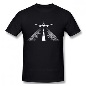 Nowość Airplane Pilot Pilot Prezent T Shirt Modne Streetwear Shirt Organic Cotton Camiseta 220325