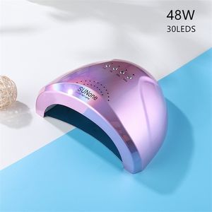 48W UV LED, Jel Kurutma Kurutma Kurutma Oje Lambası 53060S Otomatik Sensör Manikür Araçları 220630