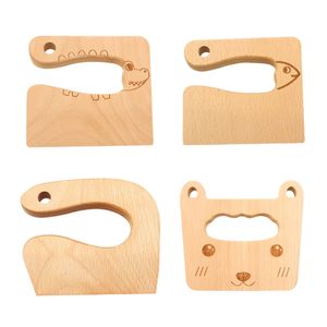 Wooden Kids Cooking Toys Safe Knives Cutting Fruit Vegetable Chopper Kitchen Toy Montessori Education Tools For Toddlers