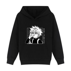 Hoodies sweatshirts söta pojkar x pojke flicka pullovers killua zoldyck hisoka 90s anime hoody streetwear topshoodies hoodies hoodies