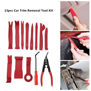 Automotive Repair Kits 13Pcs Car Trim Removal Tool Universal Door Panel Trim Dashboard Clips Pliers Fastener Tools Kit Car-Styling