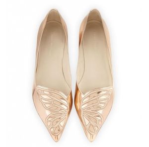 Sophia Webster Balet Flats Buty damskie Wskazane palce u stóp moda dama sukienki ślubne buty