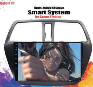 9 tum Android 10 Car Video DVD GPS-spelare för Suzuki S-Cross 2014-2017 Inbyggd radionavigering BT WiFi