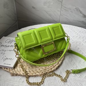 Łańcuch crossbody ramię torby bagietki luksusowe designerskie torebki Zakupy mody mody liter