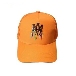 22SS Mens Baseball Cap Women Designer Hat Snapback Caps Casual Casquette Black White Orange Color Unisex Regulowane modne litera haft haftowy kapelusz