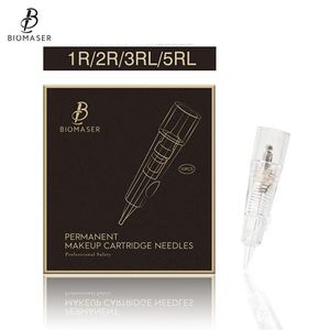 Biomaser Professional Permanent Makeup Cartridge Needles R R RL RL Disponibla Steriliserad tatueringspenna Maskinnålar Tips227a