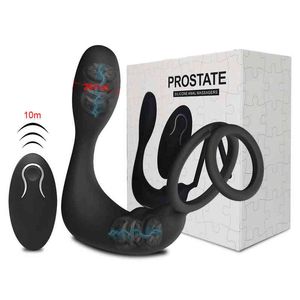 Nxy vibrators man prostaat massager 9 snelheden motor speeltjes voor mannen masturbator anale rumpa plugg goederen produkten volwassenen 220427