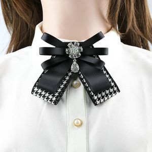 Båge slipsar brittisk vuxen nack krage skjorta slips roston kristall bröllop kostymer cravat julklapp slips band bowtie accessoaresbow