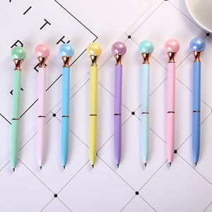 Nuovo arrivo Pearl Metal Ballpoint Pens Queens Crutch Pen Pen School Office Forniture firma Business Pen Student Gift W0