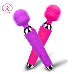 Trådlösa dildos av vibrator magisk trollstav för kvinnor klitoris stimulator USB laddningsbara massagervaror sexiga leksaker vuxna orgasm