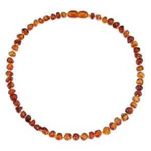 قلادة Baltic Amber التسنين للطفل Simple Package 7 أحجام 10 ألوان مختبر تم اختبارها 220722